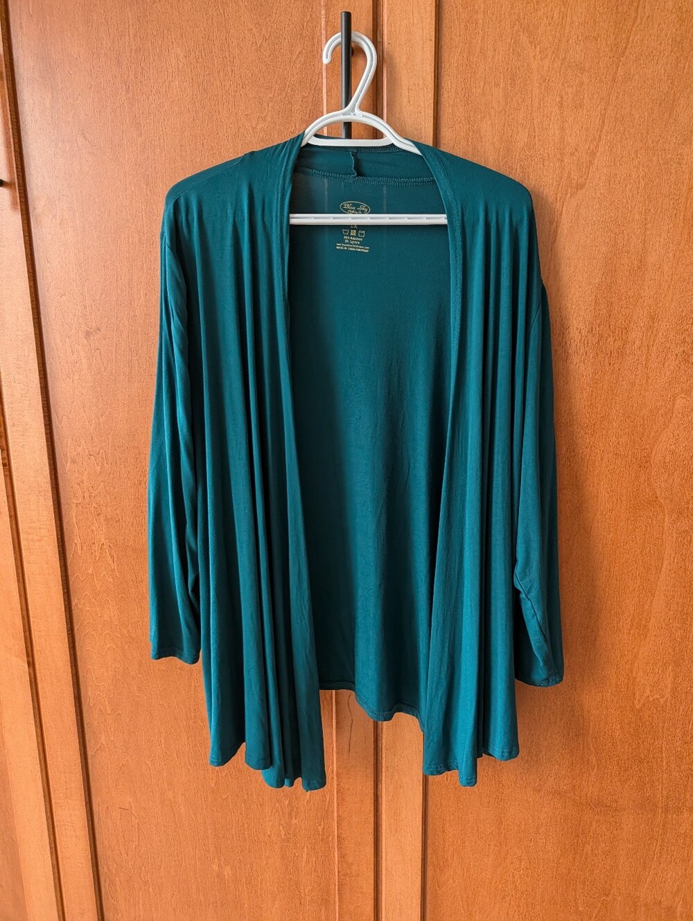 Open-Front Teal Women's Open Top